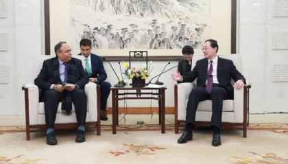 外交部副部长孙卫东礼节性会见印度外交部联秘高士