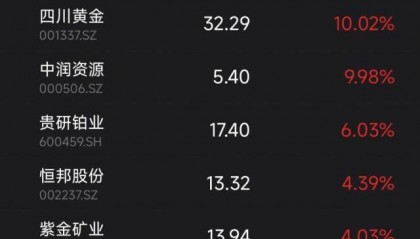 贵金属板块满屏红，13连板牛股再现身！能布局吗？