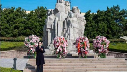 清明追思承遗志 校地共建护忠魂——青岛理工大学与市退役军人服务中心联合举办烈士纪念活动