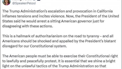 佩洛西发声，这回不提“美丽风景线”了？