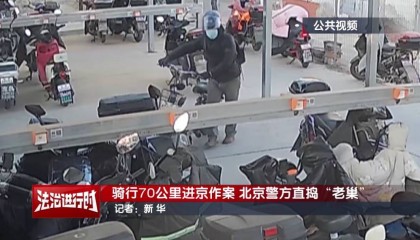 北京警方刑拘1名男子：骑行70公里进京作案