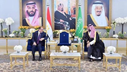 沙特王储会见埃及总统，一致反对以色列军事占领加沙企图
