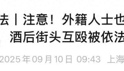 多名外籍人士上海街头冲突 调查公布