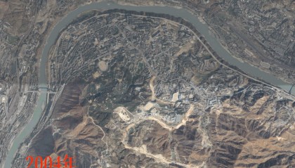 从50万米高空卫星拍摄的照片 看攀枝花主城区18年之变｜致敬火红年华