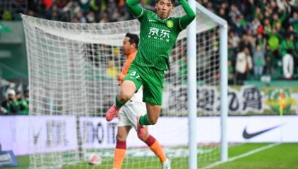 曹永竞足协杯116分钟03秒进球，这是国安队史第二晚进球