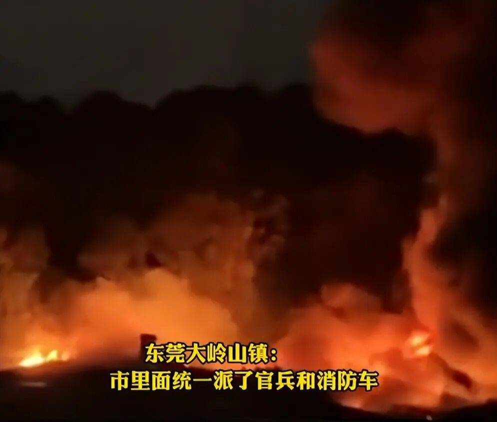“给消防员面都煮了250碗，应该有几百人在救火”，东莞一铁皮厂房突发大火，当地回应：火已扑灭无人伤亡