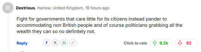 英国国防参谋长呼吁“准备牺牲儿女”,评论区大翻车